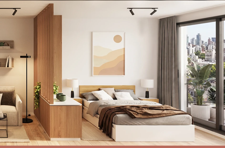 monoambiente living