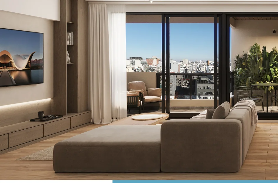 4 ambientes living